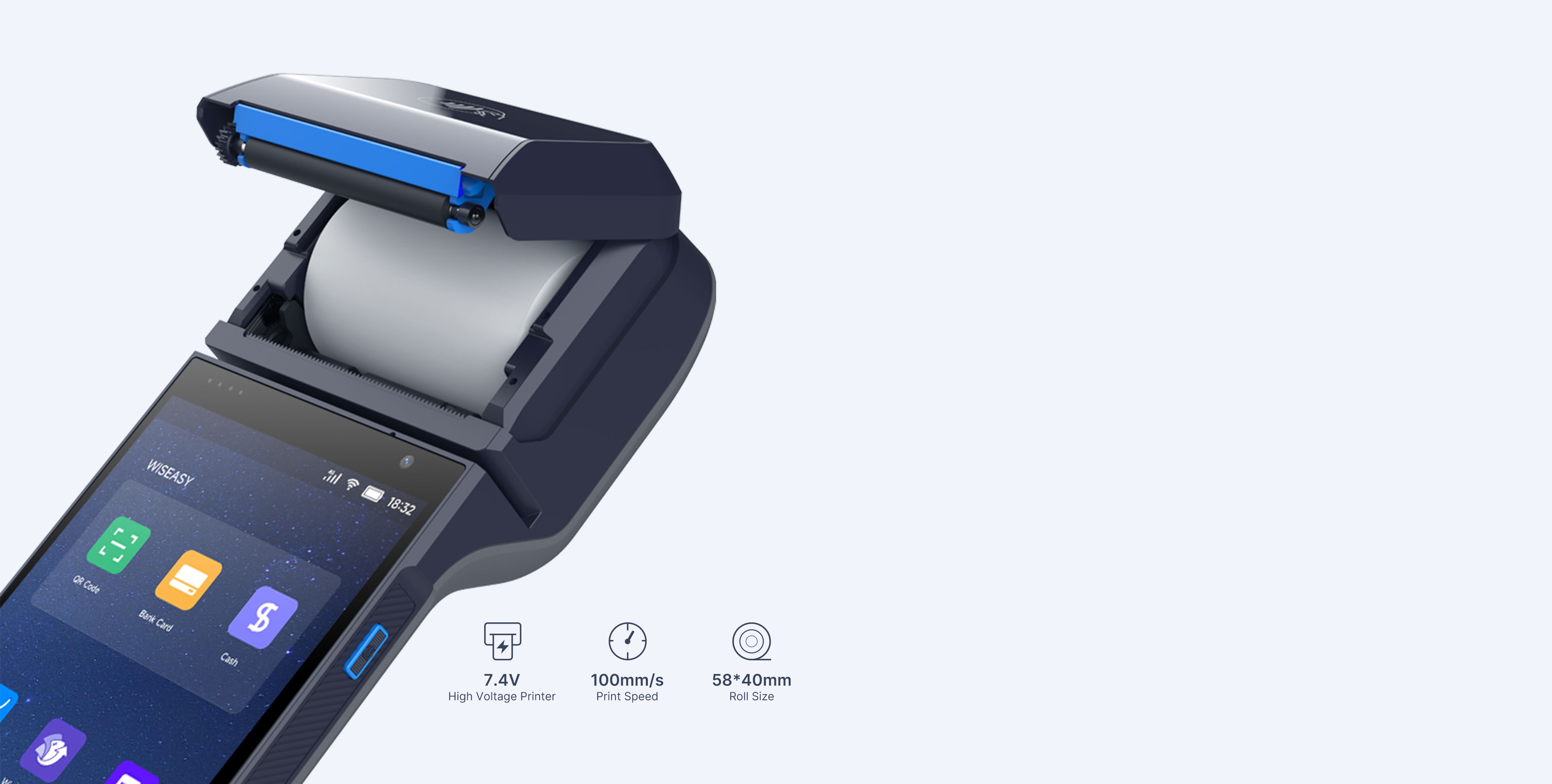 Reliable high-speed printer enables fast receipt printing