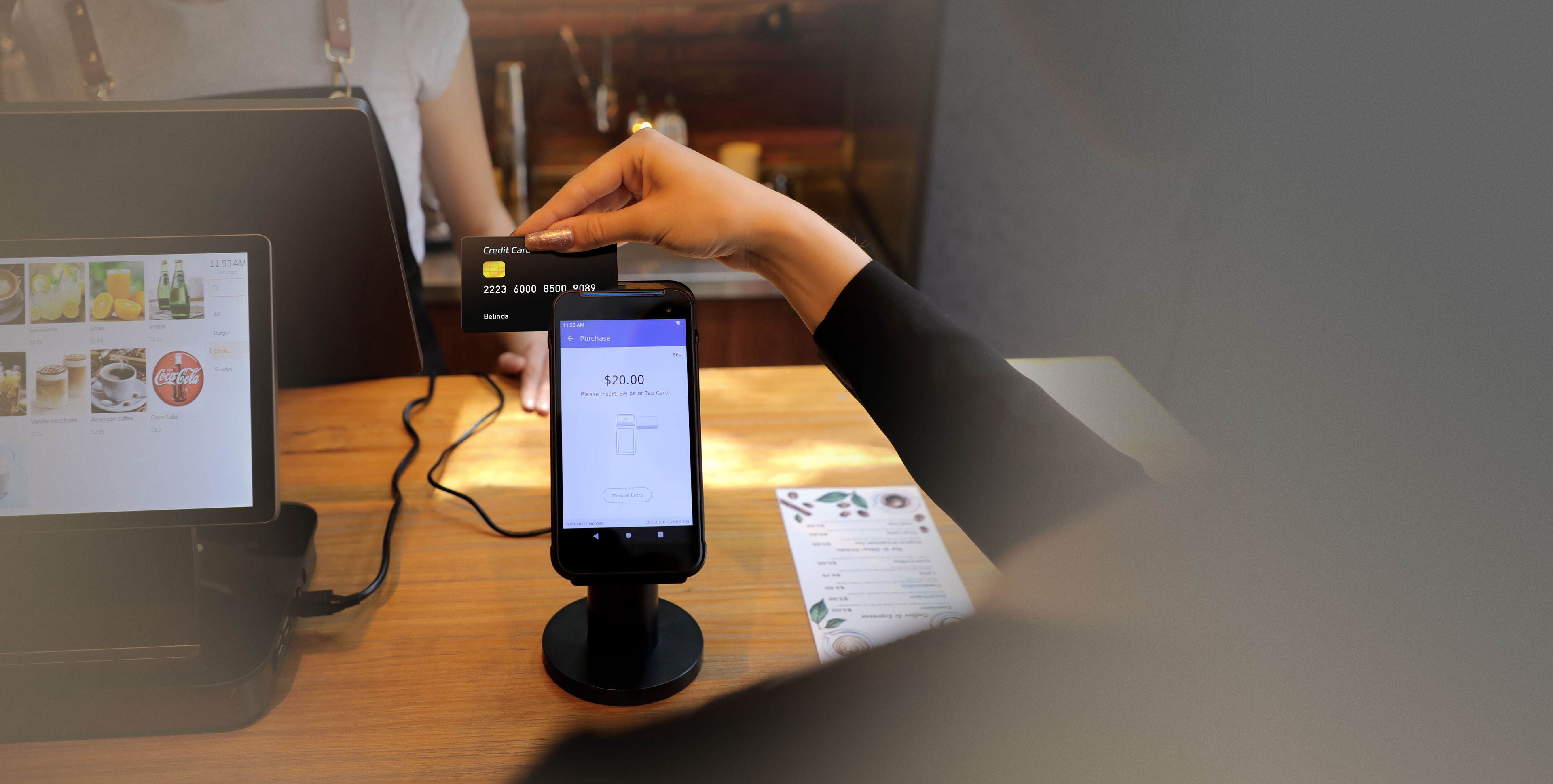 フルカラー大画面インタラクション、サービス効率アップ