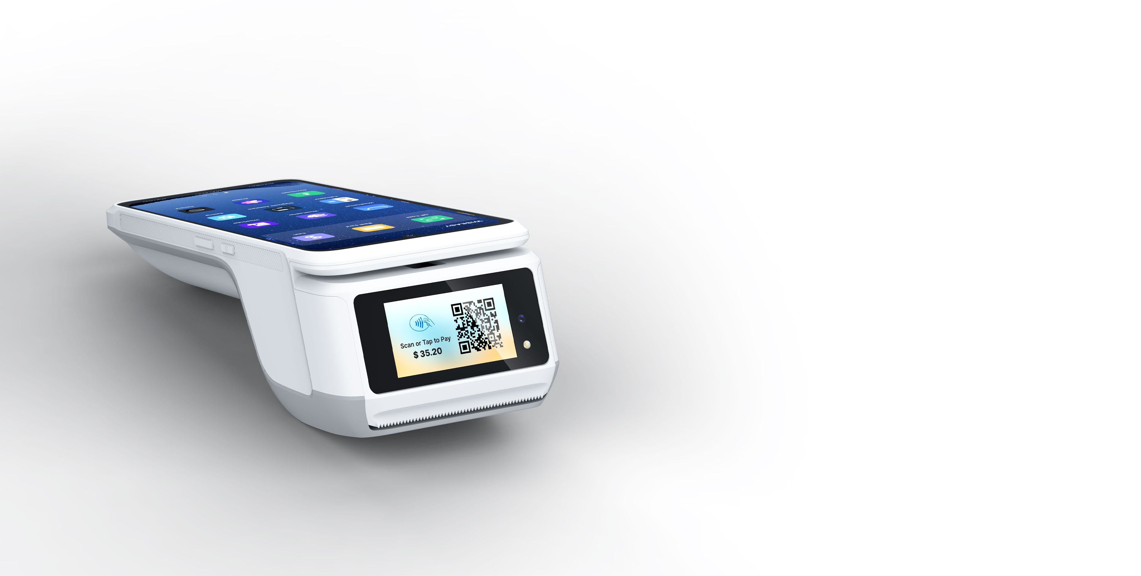 双屏协同，支付高效透明