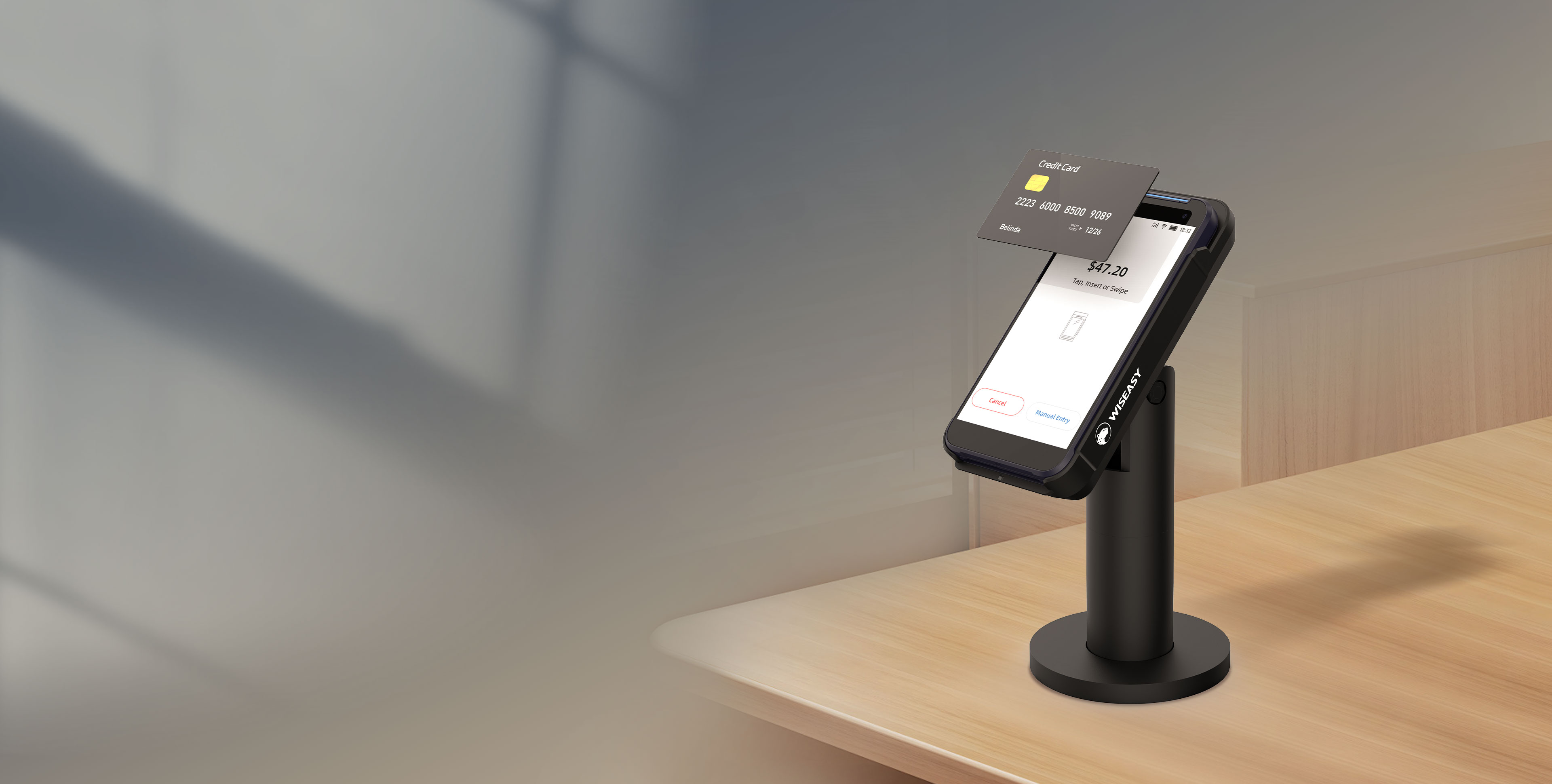  على الشاشة لمدفوعات غير تلامسية سلسة NFC