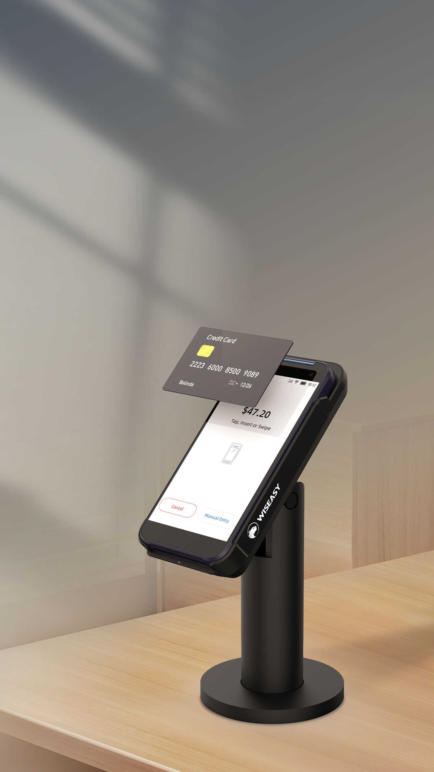  على الشاشة لمدفوعات غير تلامسية سلسة NFC